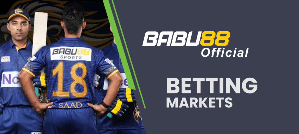 Betting Markets on the Babu88 website in India