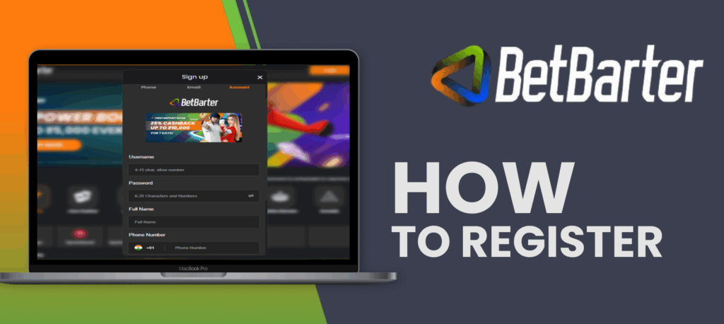 Betbarter registration India
