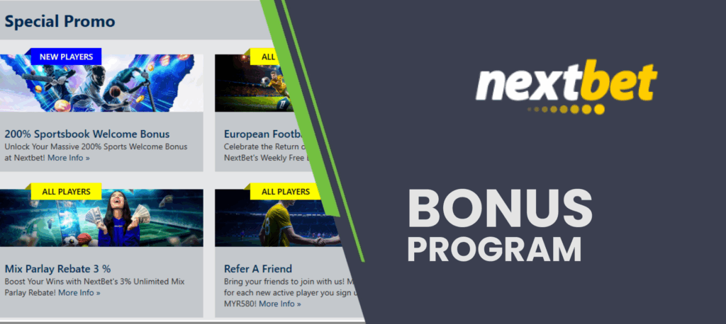 Bonuses from Nextbet for Indian Players