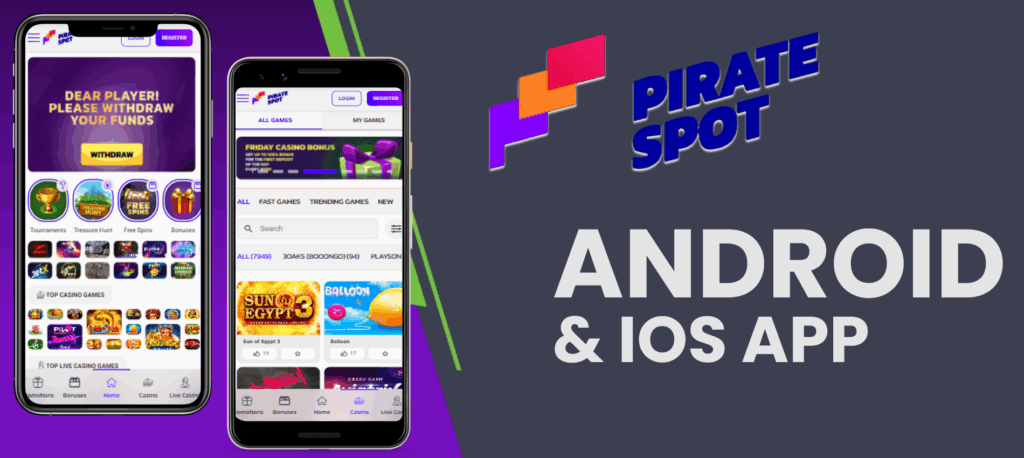 Using the Pirate spot mobile app