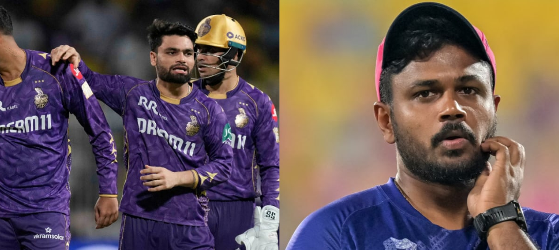 Sanju Samson in Rajasthan Royals jersey amid KKR trade rumors